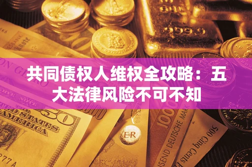 武汉共同债权人维权全攻略：五大法律风险不可不知