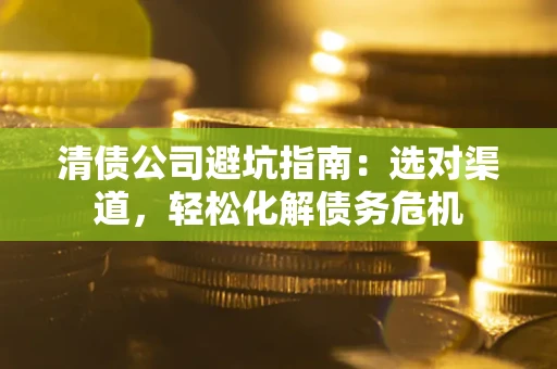 武汉清债公司避坑指南：选对渠道，轻松化解债务危机