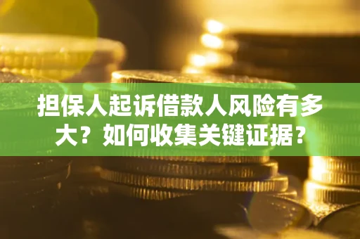武汉担保人起诉借款人风险有多大？如何收集关键证据？