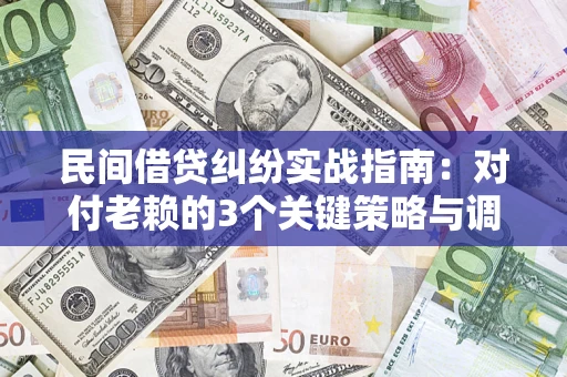 武汉民间借贷纠纷实战指南：对付老赖的3个关键策略与调解盲区解析