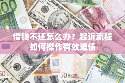 武汉借钱不还怎么办？起诉流程如何操作有效追债