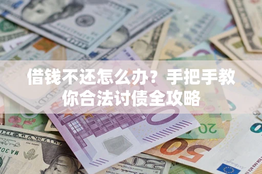 武汉借钱不还怎么办？手把手教你合法讨债全攻略