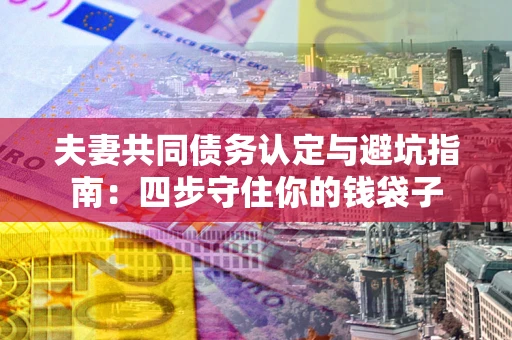 武汉夫妻共同债务认定与避坑指南：四步守住你的钱袋子