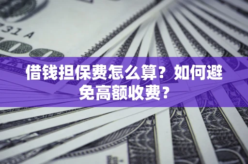 武汉借钱担保费怎么算？如何避免高额收费？
